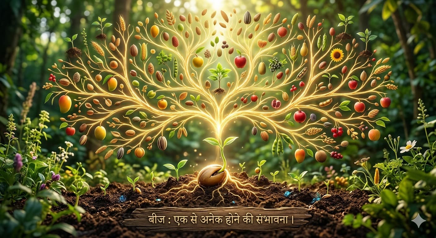 बीज: एक से अनेक होने की संभावना