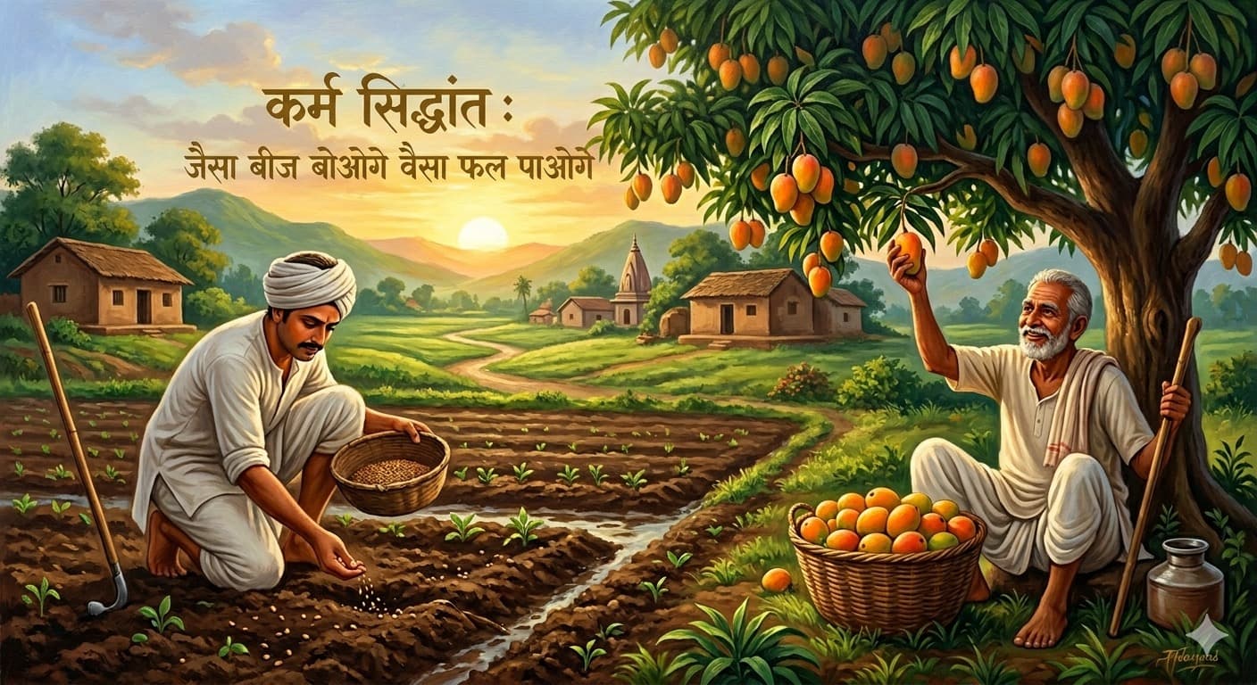 कर्म सिद्धांत: जैसा बीज बोओगे वैसा फल पाओगे