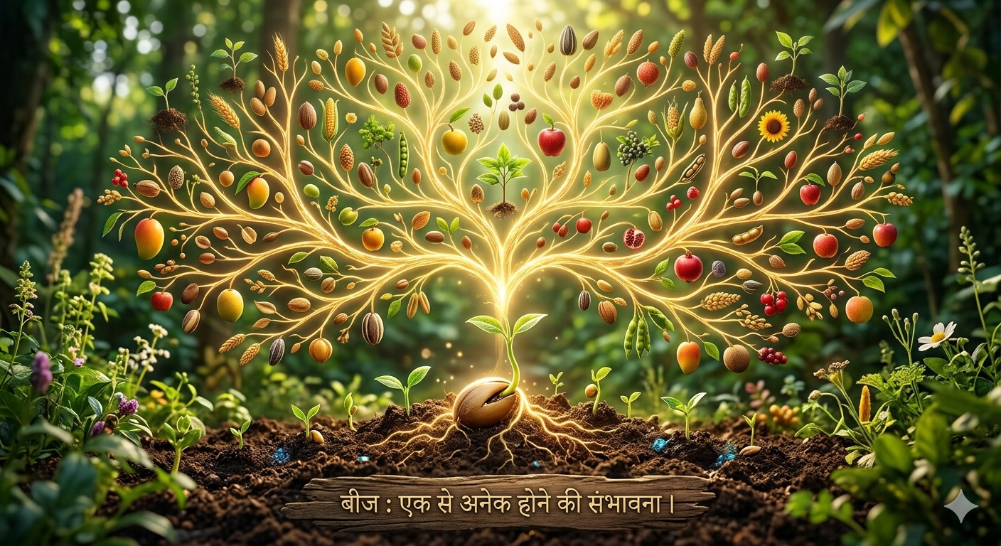 बीज: एक से अनेक होने की संभावना